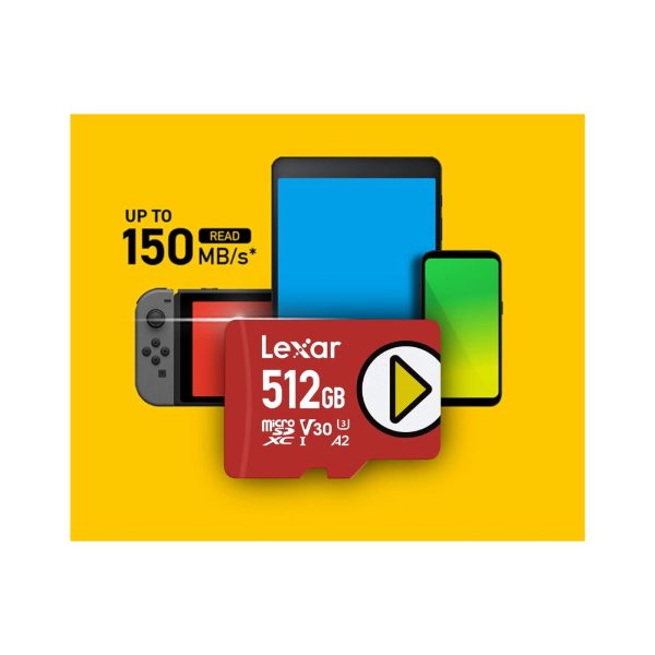 Lexar  Play Microsdxc Uhs I Cards 150MbS 512Gb (3)