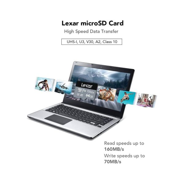 Lexar Professional 1066X Micro Sdxc Silver 128GB (6)
