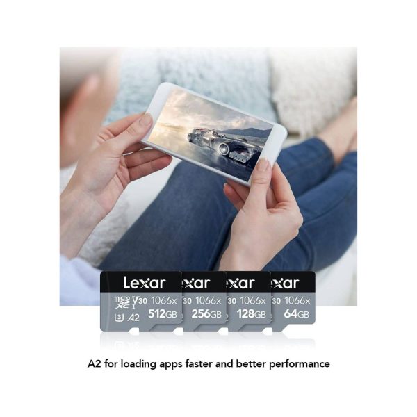 Lexar Professional 1066X Micro Sdxc Silver 256GB (4)