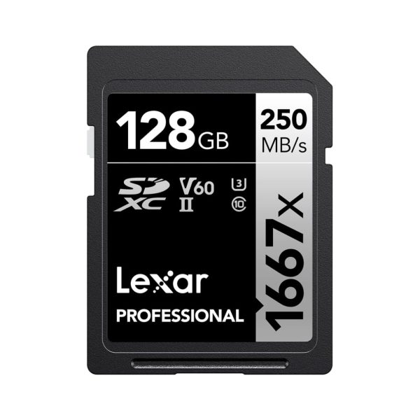 Lexar Professional 1667x SDXC UHS II Card 128GB  (1)