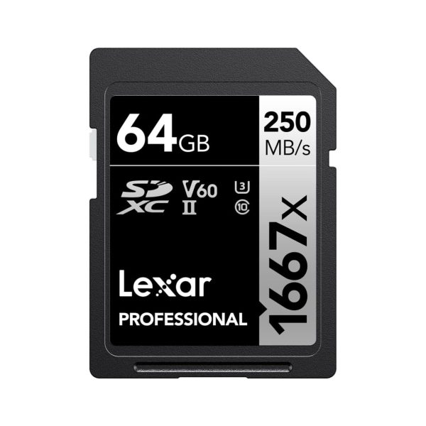 Lexar Professional 1667x SDXC UHS II Card 64GB  (1)