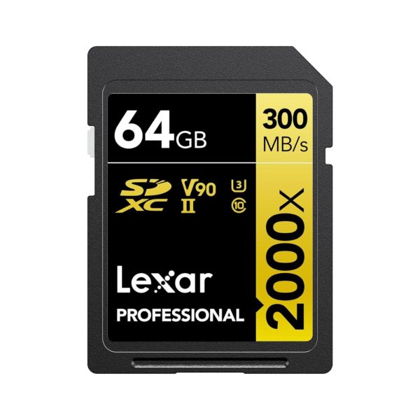 Lexar Professional 2000x SDXC UHS II Card 64GB  (1)