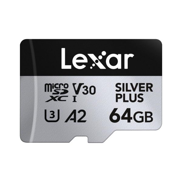 Lexar Silver Plus Micro SD Card 64GB (1)