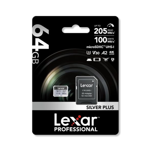 Lexar Silver Plus Micro SD Card 64GB (3)