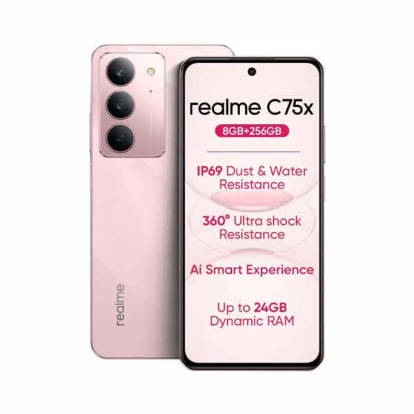 Realme C75X Coral Pink 1 2