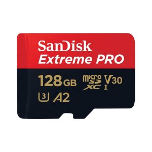 SanDisk Extreme Pro microSD UHS RedBlack 128GB  (1)