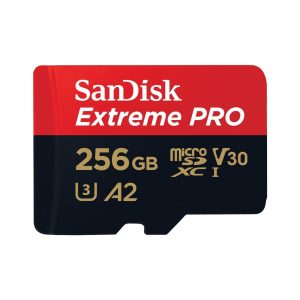 SanDisk Extreme Pro microSD UHS RedBlack 256GB  (1)