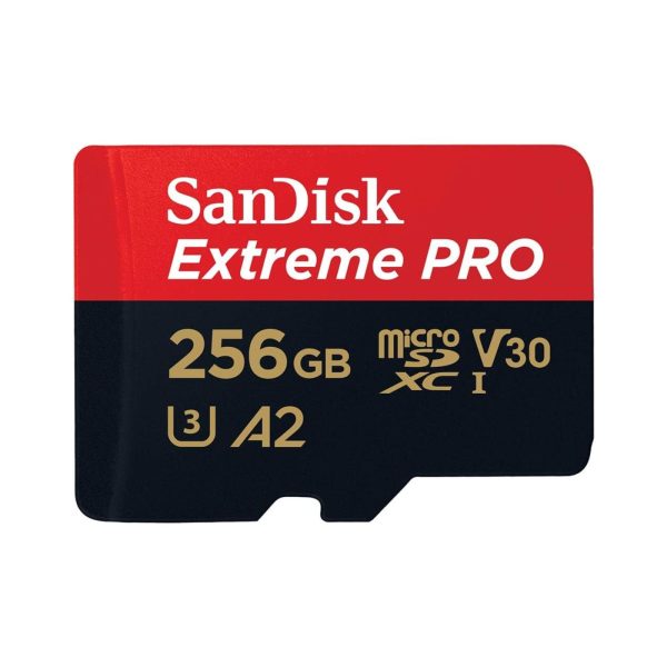 SanDisk Extreme Pro microSD UHS RedBlack 256GB  (1)