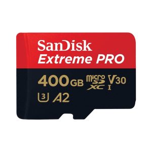SanDisk Extreme Pro microSD UHS RedBlack 400GB  (1)