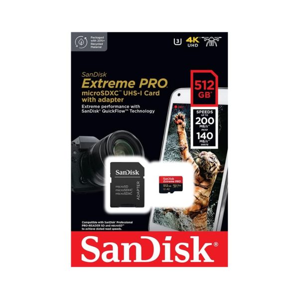 SanDisk Extreme Pro microSD UHS RedBlack 512GB  (3)