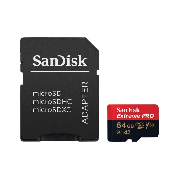 SanDisk Extreme Pro microSD UHS RedBlack 64GB  (5)