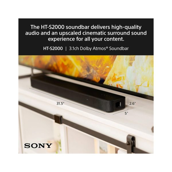 Sony HT S2000 3.1Ch Home Cinema Soundbar System (7)