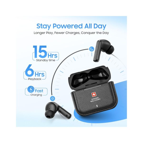 Swiss Military Victor RT75 Pro ANC Earbuds Black (3)