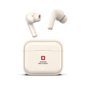 Swiss Military Victor RT75 Pro ANC Earbuds Cream (1)