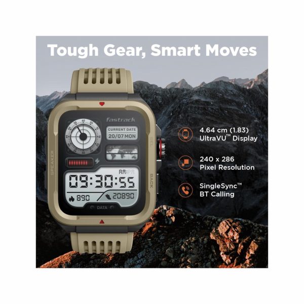 Titan Fastrack Active Smart Watch Khaki (6)