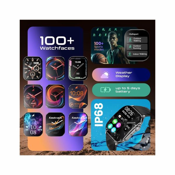 Titan Fastrack Horizon S1 Smart Watch Black Silicone (3)