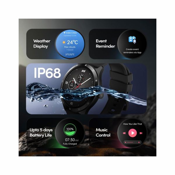 Titan Fastrack Jupiter Flex Smart Watch Black (3)