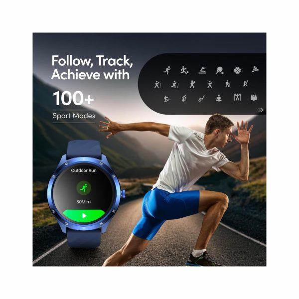 Titan Fastrack Jupiter Flex Smart Watch Blue (2)