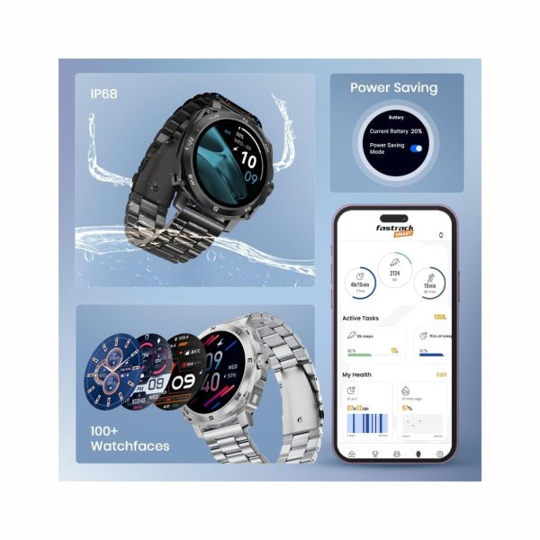 Titan Fastrack Radiant Fx3 Smart Watch  Metal Black (3)