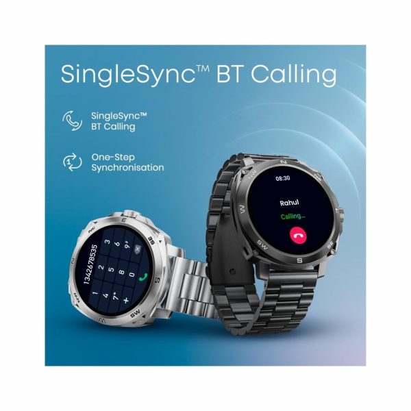 Titan Fastrack Radiant Fx3 Smart Watch Metal Silver (3)
