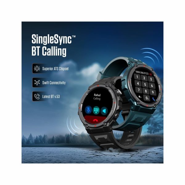 Titan Fastrack Xtreme Pro Smart Watch Blue (6)