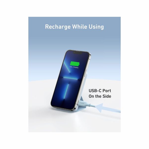 Anker 622 Magnetic 5k mAh Battery Power Bank Blue (3)