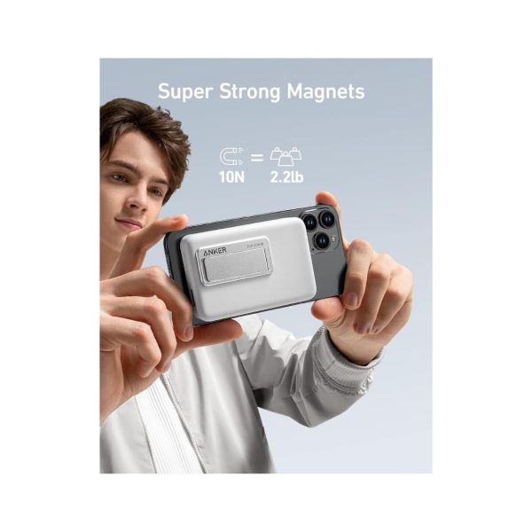 Anker 633 Magnetic 10k mAh Battery Power Bank White (2)
