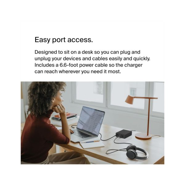 Belkin 108W GaN USB Charging Station White (5)