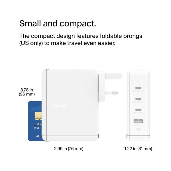 Belkin 140W 4 Port GaN Wall Charger (3)
