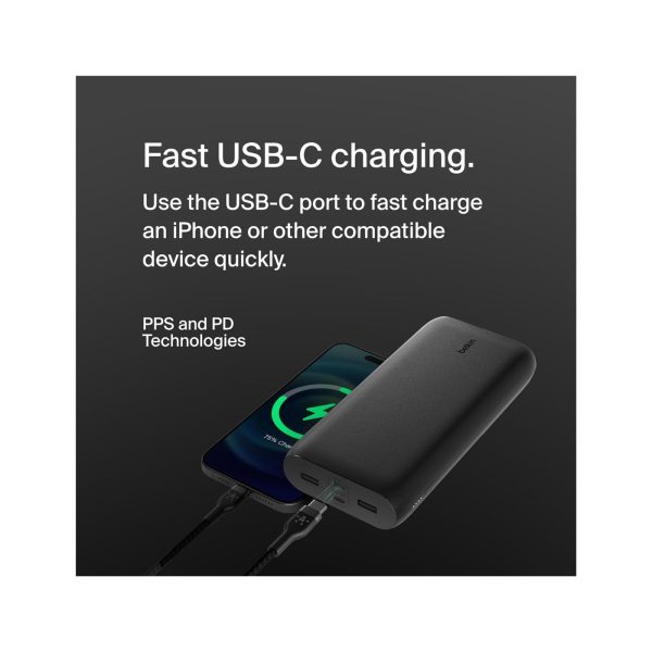 Belkin 26K Fast Charge 4 Port Power Bank Black (6)
