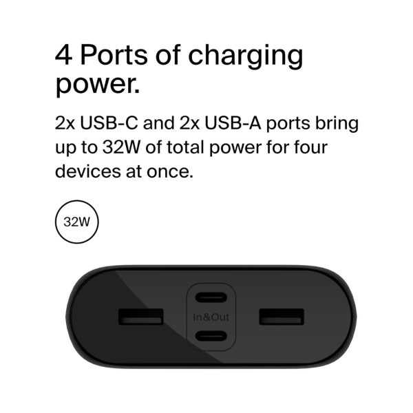 Belkin 26K Fast Charge 4 Port Power Bank Black (7)
