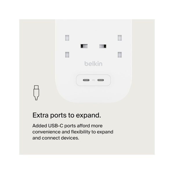 Belkin 8 Outlet Surge Protector Power Strip With 2 USB  C (3)