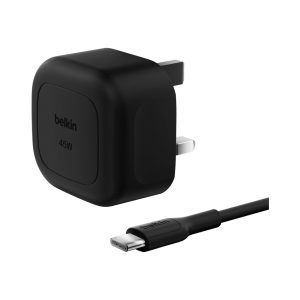 Belkin Compact Wall Charger 45W With Cable Black (1)