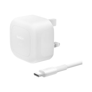Belkin Compact Wall Charger 45W With Cable White (1)