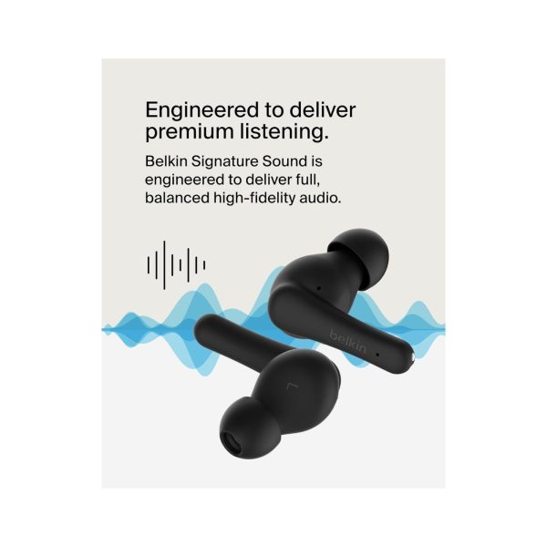 Belkin SoundForm Rhythm True Wireless Earbuds Black (4)