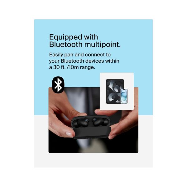 Belkin SoundForm Rhythm True Wireless Earbuds Black (5)