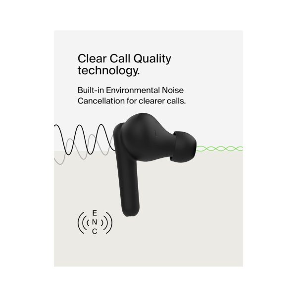 Belkin SoundForm Rhythm True Wireless Earbuds Black (6)