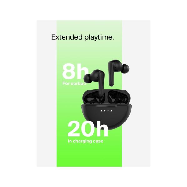 Belkin SoundForm Rhythm True Wireless Earbuds Black (7)