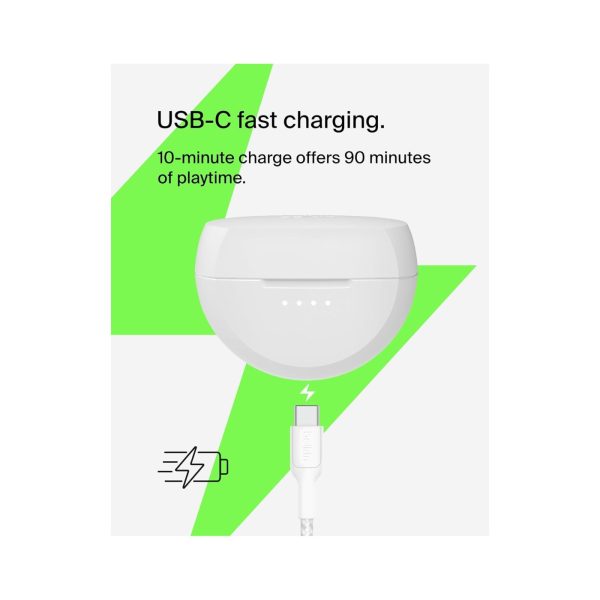 Belkin SoundForm Rhythm True Wireless Earbuds White (3)