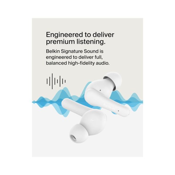 Belkin SoundForm Rhythm True Wireless Earbuds White (4)