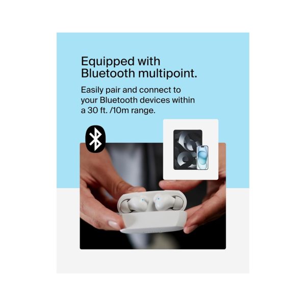 Belkin SoundForm Rhythm True Wireless Earbuds White (5)
