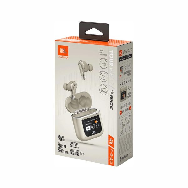JBL Tour Pro 2 True Wireless Noise Cancelling Earbuds Champagne (5)