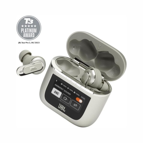 JBL Tour Pro 2 True Wireless Noise Cancelling Earbuds Champagne (6)