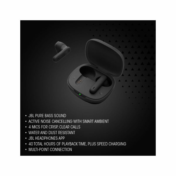 JBL Wave Flex 2 Adaptive Noise Cancelling Earbuds Blue (3)