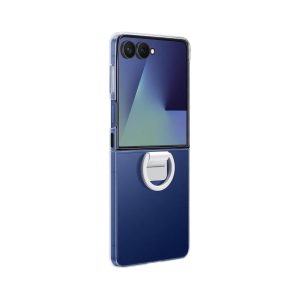 Samsung Z Flip 7 Ring Case Clear  Transparent (1)