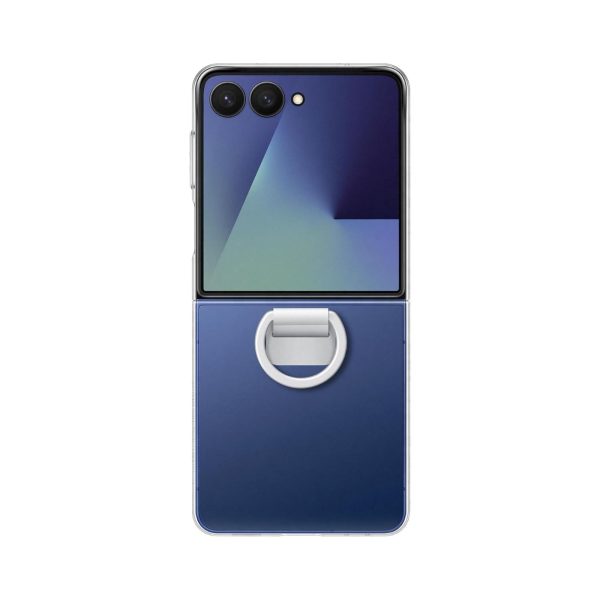 Samsung Z Flip 7 Ring Case Clear  Transparent (3)