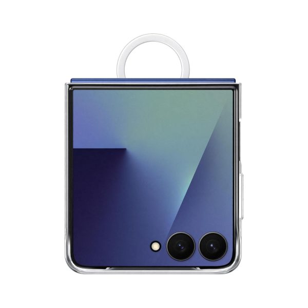 Samsung Z Flip 7 Ring Case Clear  Transparent (4)