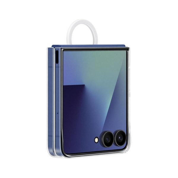 Samsung Z Flip 7 Ring Case Clear  Transparent (7)