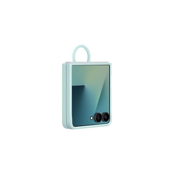 Samsung Z Flip 7 Ring Case Silicone Mint (4)