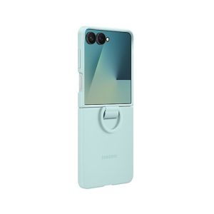 Samsung Z Flip 7 Ring Case Silicone Mint